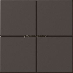 Wow Raster Grid M Basalt Черный Матовый Керамогранит 15x15 см