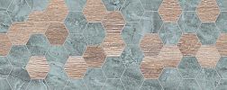 Azori Calacatta Ivori Forma Микс Матовая Настенная плитка 20,1x50,5 см