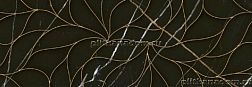Eletto Ceramica Black&Gold Struttura Decor Коричневый Глянцевый Декор 24,2х70 см