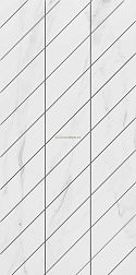 Ametis Supreme Platinum Фальшмозаика SM01 Corner Белый Неполированный Декор Правый 29,8x59,8 см