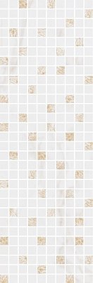 Керама Марацци Астория Декор белый мозаичный MM12112 25х75 см