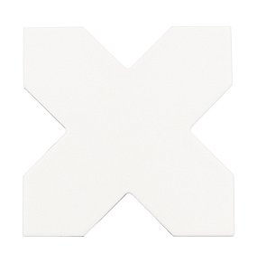 Equipe Porto Cross White Белый Матовый Керамогранит 12х12 см