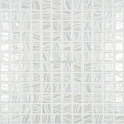 Vidrepur Glitter White №7802 Мозаика (на сетке) 25x25 см