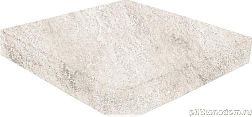 Gresmanc Evolution Evo White stone Rect Esquina Ступень угловая 31,7х31,7 см