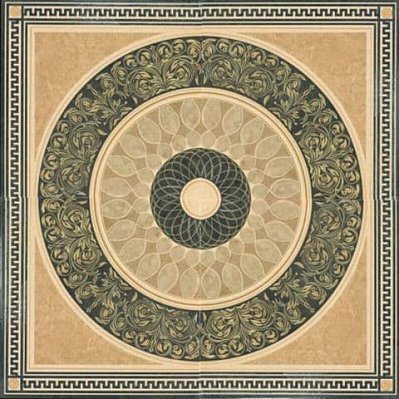 Almera Ceramica Fortune Roseton Панно 60x60 (4плитки)