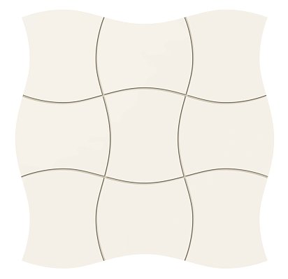 Tubadzin Royal Place MS-White Мозаика 29,3x29,3 см