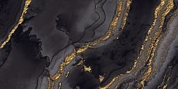 Ocean Ceramic Dusky Gold 3 High Glossy Черный Глянцевый Керамогранит 60x120 см