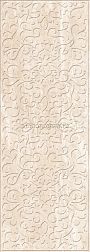 Eurotile Oxana 512 Рельеф Бежевая Глянцевая Настенная плитка 24,5х69,5 см