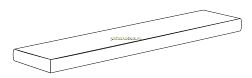 Gardenia Orchidea Just Life Gradone Ang. SX Noce Scuro Ступень угловая левая 4x32x100 см