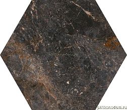 Mijares Cerlat Kenia Hex Коричневый Матовый Керамогранит 22,5x29,5 см