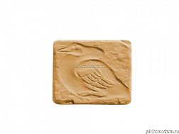 UniStone Птицы 2 Бежевый Вставка 14,3x14,3x2,5 см