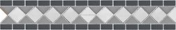 Caramelle L'Universo Ornamenti Fascia Equinozio Серый Матовый Бордюр 12,4x39,3 (4,8x4,8) см