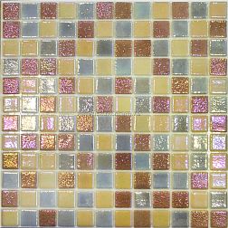 Vidrepur Shell Mix Blue 557-559-562 Мозаика 2,5х2,5 31,7х31,7 (на сетке)