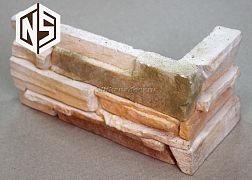 Next Stone Искусственный камень Сланцевый камень Северный склон Угол 9х7х17 (1 компл. = 0,9 пог.м.) см