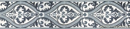 Hispania Ceramica Lubin Cenefa Damask Platina Бордюр 12х50