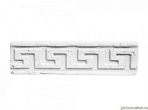 UniStone Меандр Белый Карниз узкий линейный 26,4x8,5x2,5 см