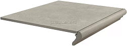 Kerama Marazzi Хадду KM4040G0011NGTF Серый светлый Ступень фронтальная 40,2x34 см