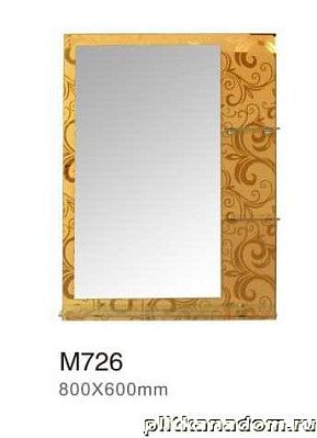 Mynah Комбинированное зеркало M726 бронзовый 80х60