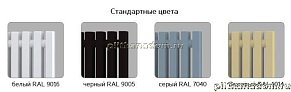 Loten Grey V Трубчатый радиатор, 6 секций 28х100