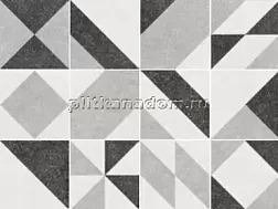 Equipe Micro Elements Grey (12 вариантов паттерна) Керамогранит 20х20 см