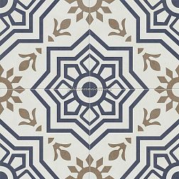Etili Seramik Bursa Blue Pre-cut Синий узор Матовый Керамогранит 45x45 см