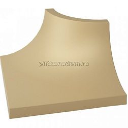 Paradyz Gamma Bezowa Profil C Glossy Бордюр 4х4 см