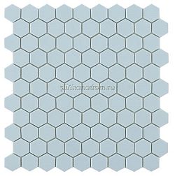 Vidrepur Nordic Hex № 925 Голубая (на сетке) Мозаика 30,7х31,7 см