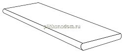 Casalgrande Padana Marmoker Bardiglio Imperiale Angolare (assemblato) Naturale Ступень 118х33 см