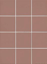 Kerama Marazzi Агуста 1336 Розовый Керамогранит 30х40 см (из 12 частей 9,8x9,8 см)