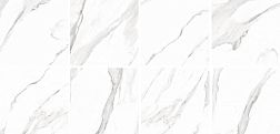 AGL Tiles Thasos Statuario Polished Белый Полированный Ректифицированный Керамогранит 60x60 см