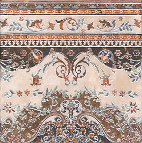 Керама Марацци Мраморный дворец HGD-A175-SG1550L Декор ковёр лаппатированный 40х40 см