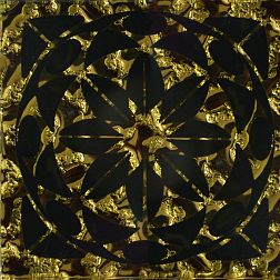 Росмозаика Вставка Лиано золото 6,6х6,6 см