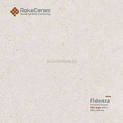 Roca Ceram Fidenza White Matt Белый Матовый Керамогранит 60х60 см