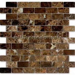Caramelle Pietrine 7 мм Emperador Dark Pol Мозаика 29,8х29,8х0,7 (2,3х4,8) см