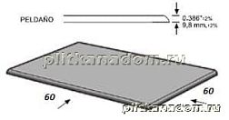 Apavisa Metal Titanium Lapp Angulo Ступень 59,55х59,55 см