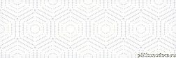 Lasselsberger-Ceramics Парижанка 1664-0183 Декор геометрия белый 20х60 см