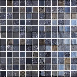 Onix Mosaico Glass Steel Black Мозаика 31,1х31,1 см