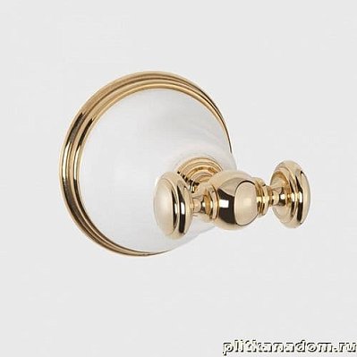 Tiffany World Harmony TWHA016bi-oro Крючок для полотенца, белый-золото