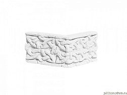 UniStone Плетенка Белый Карниз угловой 12,3х12,2x8,4 см