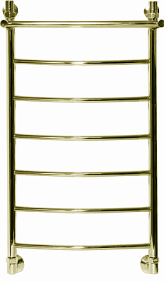 Полотенцесушитель водяной Ника Arc ЛД ВП 7-Br, 100 x 50 см с полочкой, цвет бронза