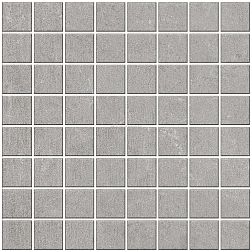 Eurotile Limerence 123 Cерая Глянцевая Мозаика 30x30 см