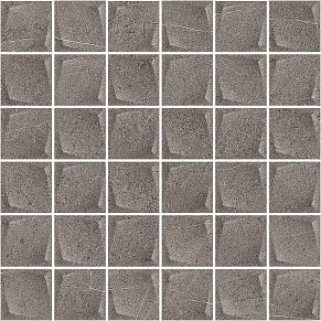 Paradyz Minimal Stone Grafit Mozaika Prasovana Мозаика 4,8х4,8 29,8х29,8 см