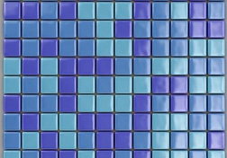 MVAPrintMosaic Мозаика стеклянная Микс 25FL-S-083 Синий + Голубой 31,5х31,5 см