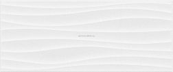 Gracia Ceramica Aqua Monocolor Sugar White Wall 02 Белая Матовая Настенная плитка 25x60 см