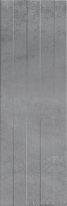 Плитка Meissen Concrete Stripes рельеф серый 29x89 см