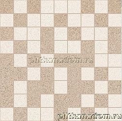 Laparet Vega Мозаика тёмно-бежевый+бежевый 30х30 см