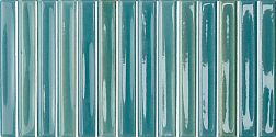 Wow Colour Notes Bars Azur Голубая Глянцевая Настенная плитка 12,5x25 см