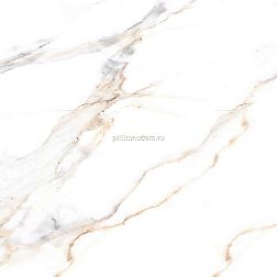 Amin tile Керамогранит 600822 Golden Calcutta Nano Polish Rect Белый Глянцевый Ректифицированный 80x80 см
