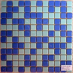 MVAPrintMosaic Мозаика стеклянная Микс 25FL-S-081 Синий + Голубой 31,5х31,5 см