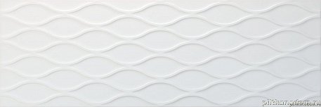 Sanchis Azulejos Colours Chain White Белая Матовая Ректифицированная Настенная плитка 40x120
